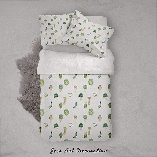 3D Vegetables Food Pattern Quilt Cover Set Bedding Sets Pillowcases Queen