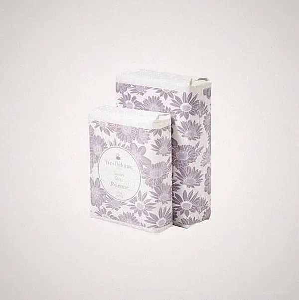 FRANCE YVES DELORME PROVENCE SOAP VEGETABLE BASE,TRIPLE MILLED IN PURPLE WRAPPER